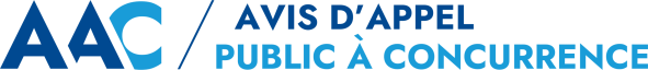 Avis d'appel public à concurrence