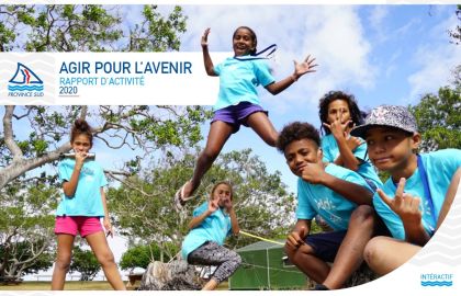 Couverture de présentation du Rapport d’activité 2020