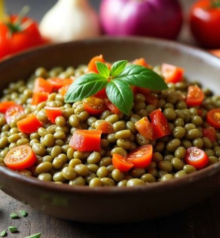 salade lentilles tomate ©ffcuisinefr