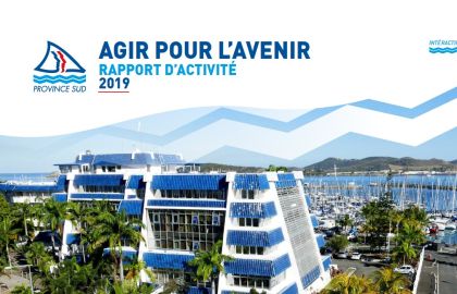 Couverture de présentation du Rapport d’activité 2019