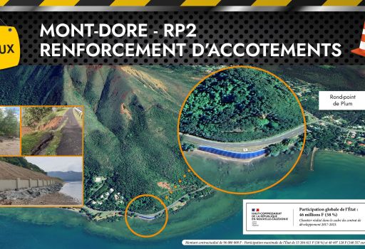 Mont-Dore RP2, renforcement d'accotements