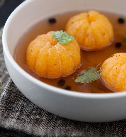 mandarines pochées