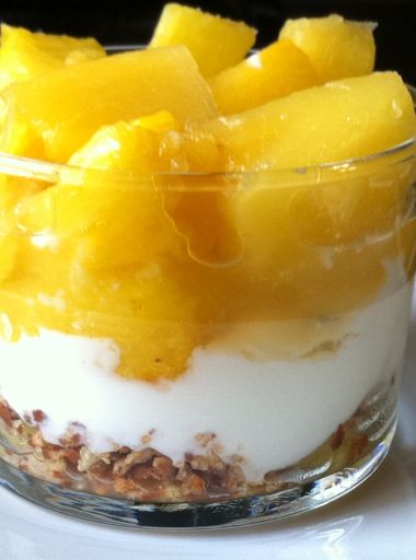 Ananas au fromage blanc