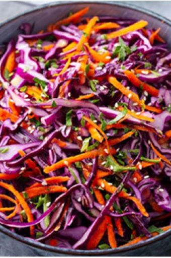 salade de chou façon asiatique