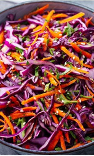 salade de chou façon asiatique