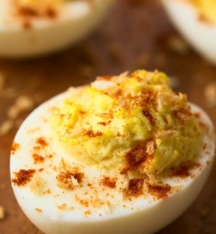 Œuf mimosa sans mayonnaise