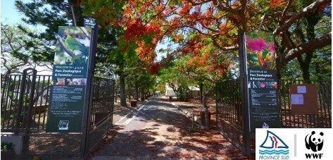 Entrée du parc zoologique et forestier de nouvelle-calédonie